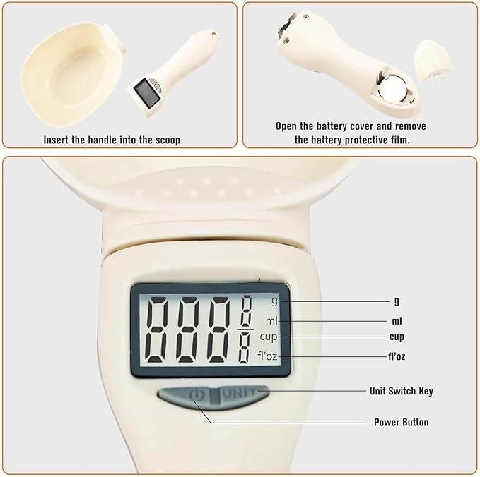 Digital Kitchen Scale – LCD Measuring Spoon SmartPursue™