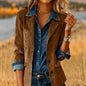 Plus Size Women's Solid Color Blazer Jacket FitiqueFit