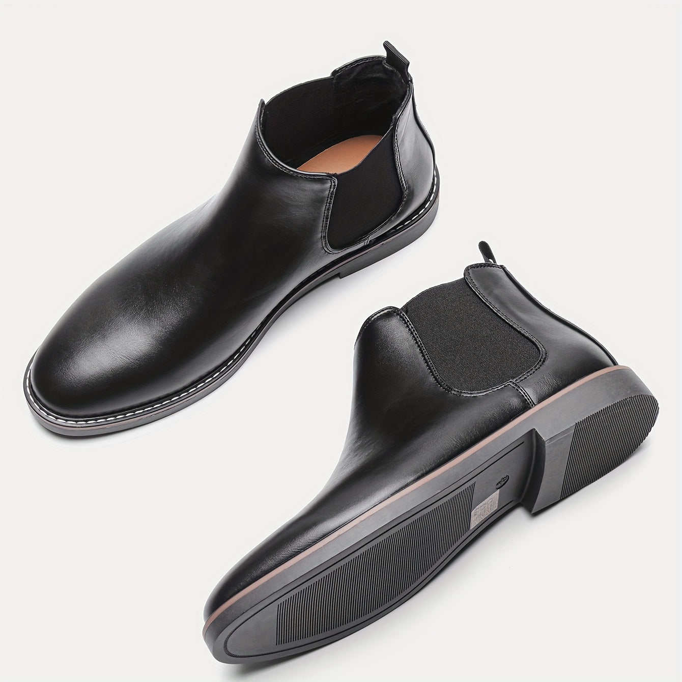 Men'S Chelsea Boots Available in Sizes 40-46, Classic Style Ankle Boots for Casual Wear #KD5232 NovaCart