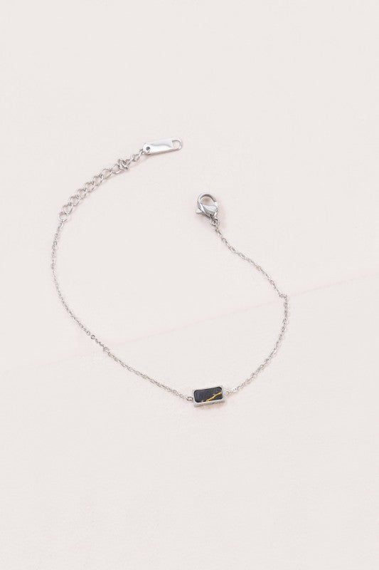 Beaming Bar Stone Bracelet | Silver Shop Style & More | Fresh Looks, Everyday Deals & Free Shipping