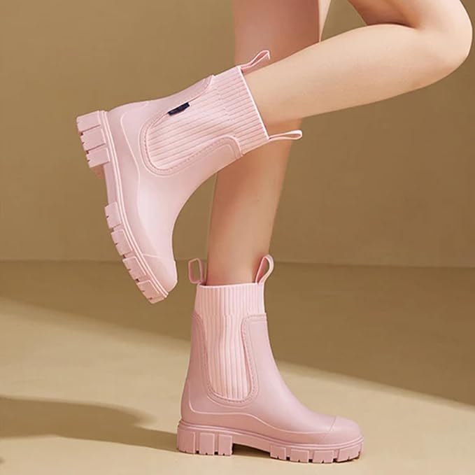 Women’s Waterproof Anti-Slip Rain Boots – Stay Dry Every Step FitiqueFit