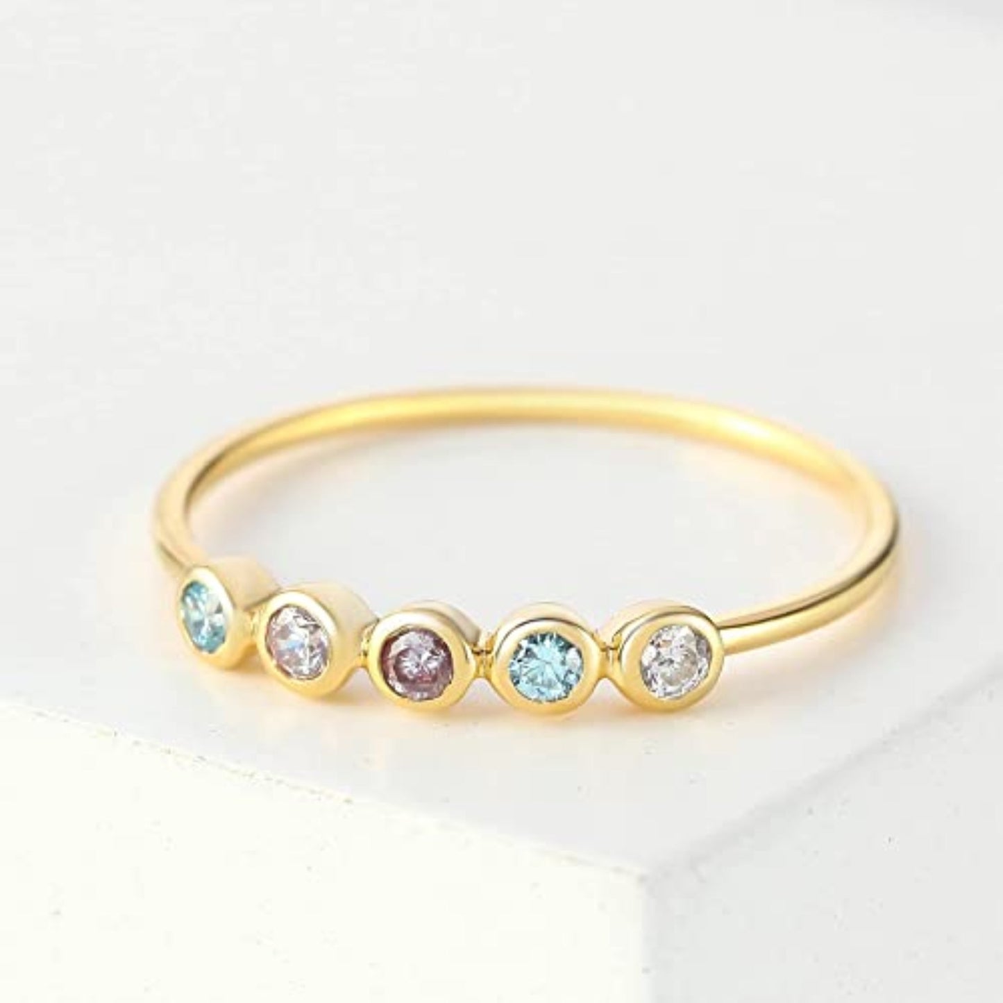 EmberTrue Birthstone Bands Ivory Embers