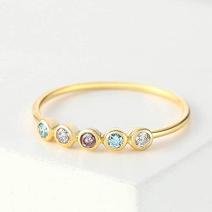 EmberTrue Birthstone Bands Ivory Embers