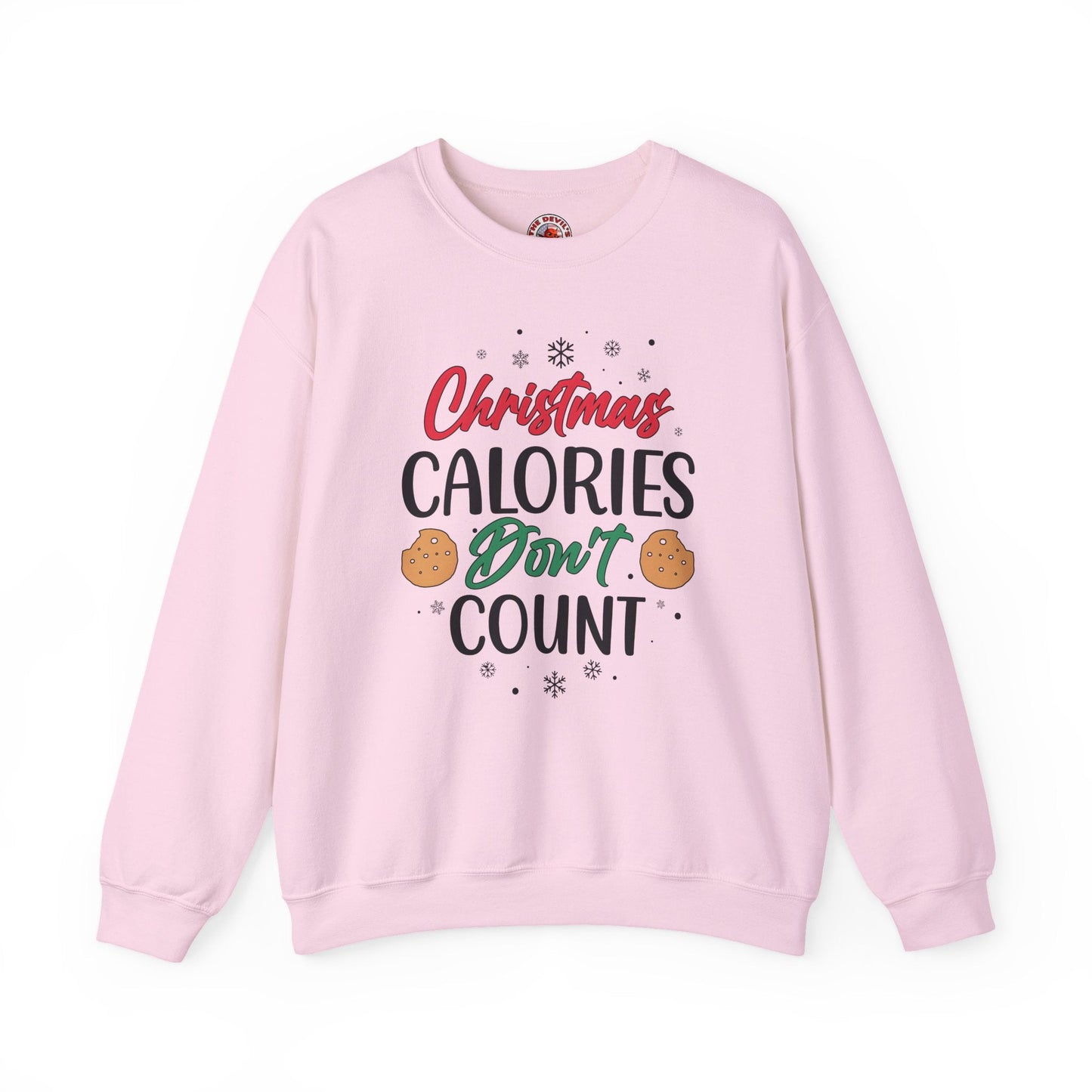 Christmas Calories Don't Count Crewneck Sweatshirt The Devil's Pickle