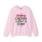 Christmas Calories Don't Count Crewneck Sweatshirt The Devil's Pickle