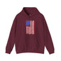 Tattered American Flag Hooded Sweatshirt The Devil's Pickle