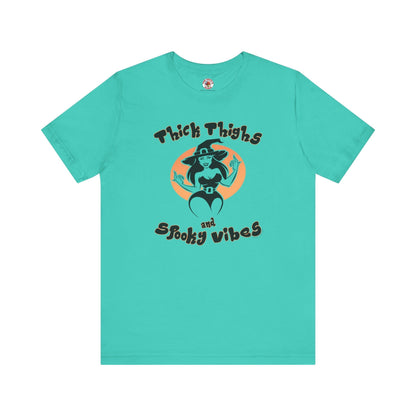 Thick Thighs and Spooky Vibes T-Shirt The Devil's Pickle