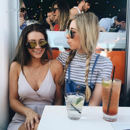 Luxury Brand Pilot Women's Sunglasses Fashion Aviation Vintage Sunglass FitiqueFit