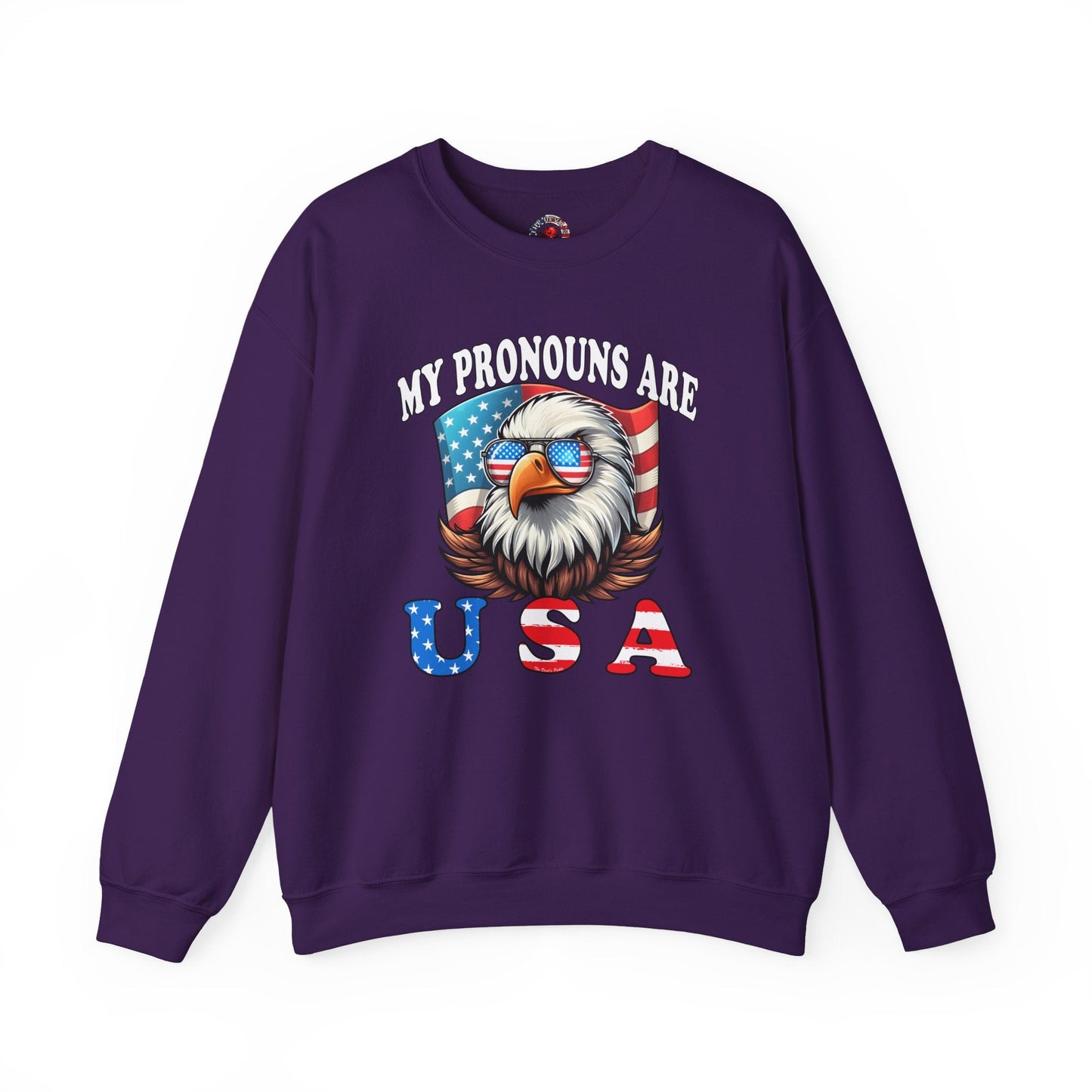 My Pronouns Are U.S.A Crewneck Sweatshirt The Devil's Pickle