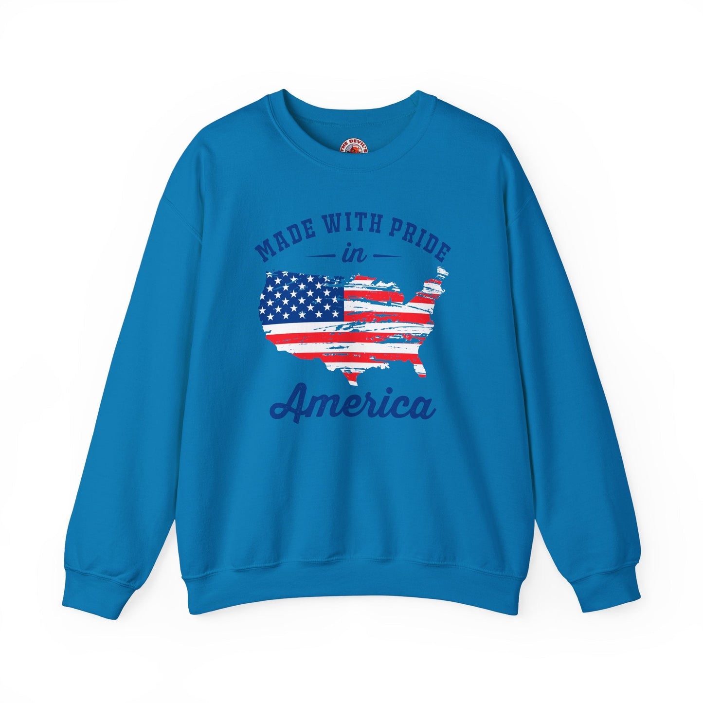 Made With Pride In America Crewneck Sweatshirt The Devil's Pickle
