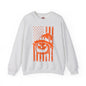 Pumpkin American Flag Crewneck Sweatshirt The Devil's Pickle