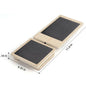 Solid Wood Incline Stretcher Wooden Posture Corrector Calf Foot Stretching Board Straight Leg Standing Stretching Board