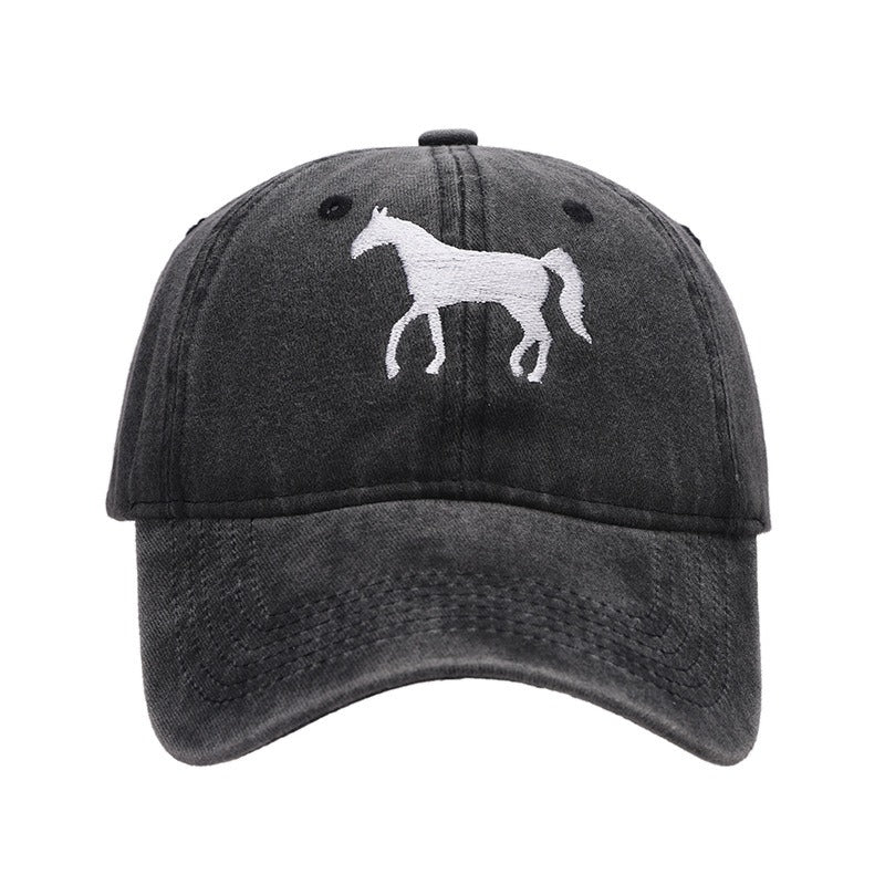 Horsing Around Distressed Cowgirl Baseball Cap Country in My Heart