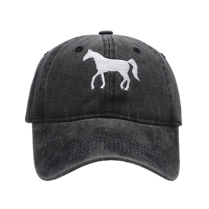 Horsing Around Distressed Cowgirl Baseball Cap Country in My Heart
