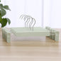 Non-Slip Plastic Clothes Rack Trouser Rack Skirt Clip Underwear Rack Frosted Drying Clothes Rack