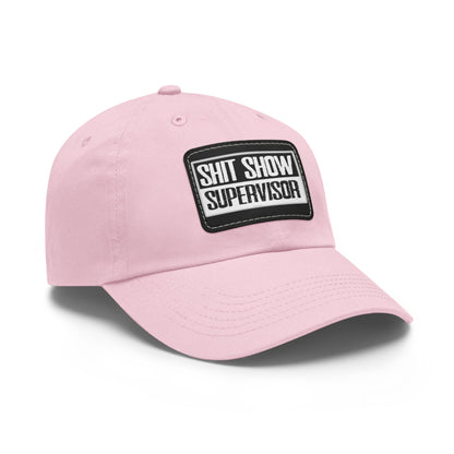 Shit Show Supervisor Hat with Leather Patch The Devil's Pickle