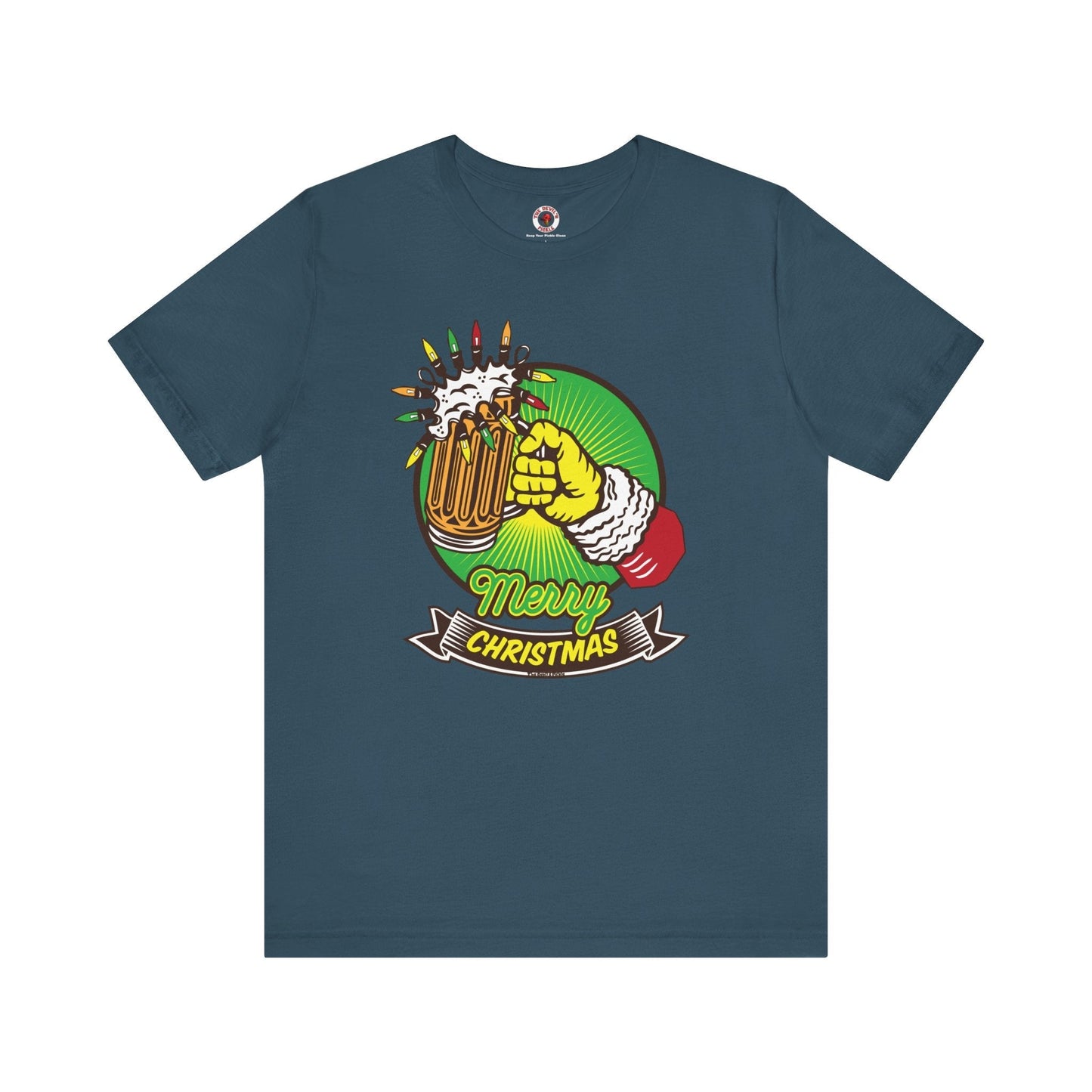 Merry Christmas Beer T-Shirt The Devil's Pickle