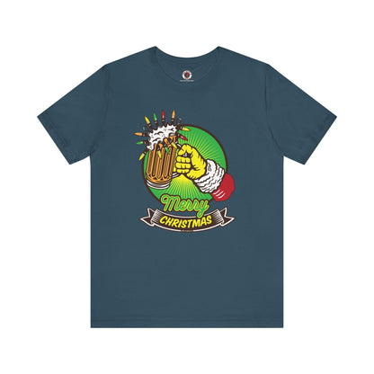 Merry Christmas Beer T-Shirt The Devil's Pickle