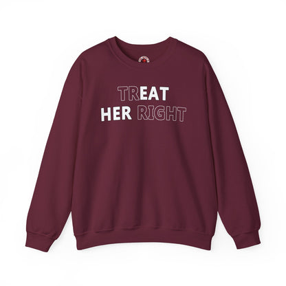 Treat Her Right Crewneck Sweatshirt The Devil's Pickle