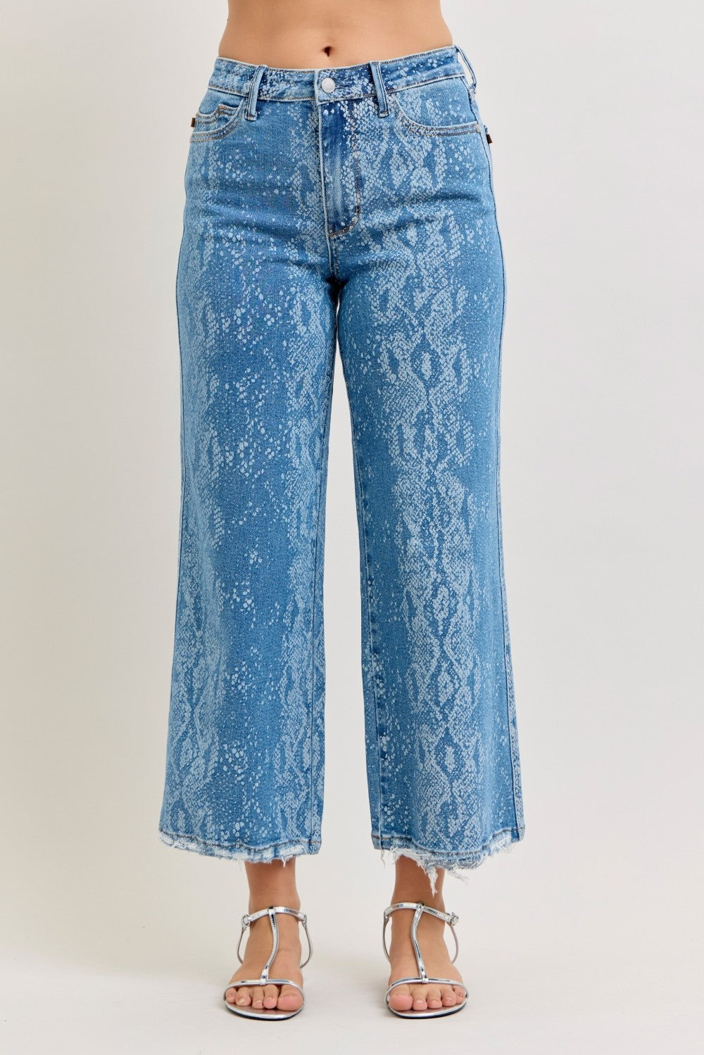 Judy Blue High Rise Ankle Wide Leg Jeans New Era Fashion LLc