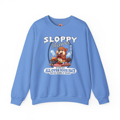 Sloppy Beaver BBQ Crewneck Sweatshirt The Devil's Pickle