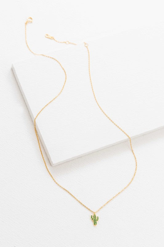 Mini Cactus Necklace (14K) Shop Style & More | Fresh Looks, Everyday Deals & Free Shipping