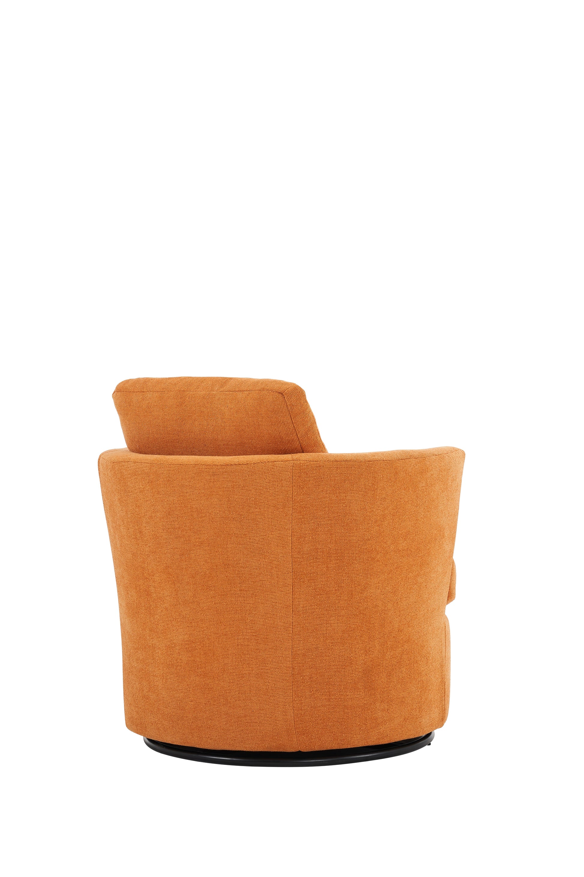 Rotating bucket chair  comfortable circular sofa chair in living room, 360 degree rotating bucket club chair (Yellow) V.I.P Digital Presence