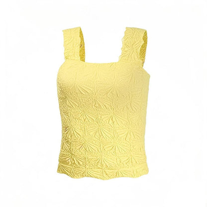 Women's Pleated Figure-flattering Square-neck Camisole FitiqueFit