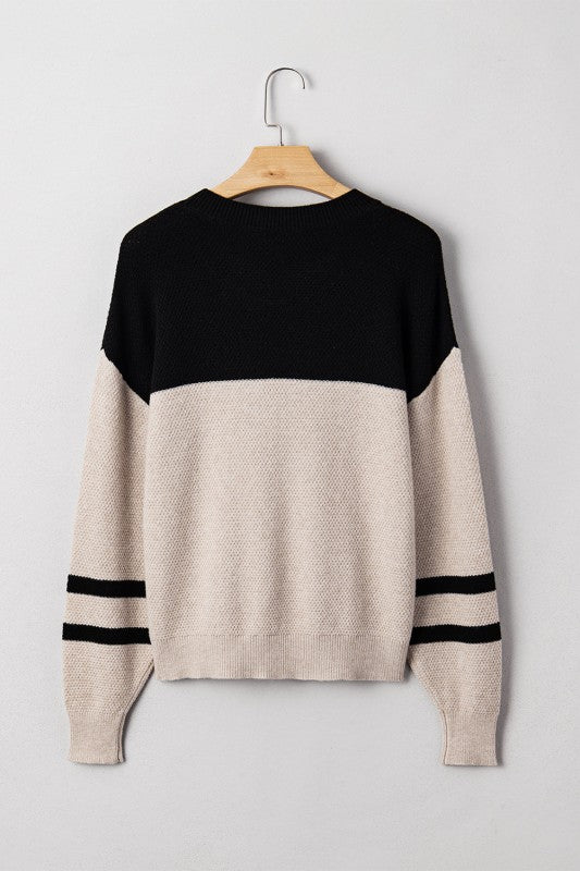 Colorblock Stripe Long Sleeve Sweater Shop Style & More | Fresh Looks, Everyday Deals & Free Shipping