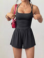 Ruched Spaghetti Strap Romper New Era Fashion LLc