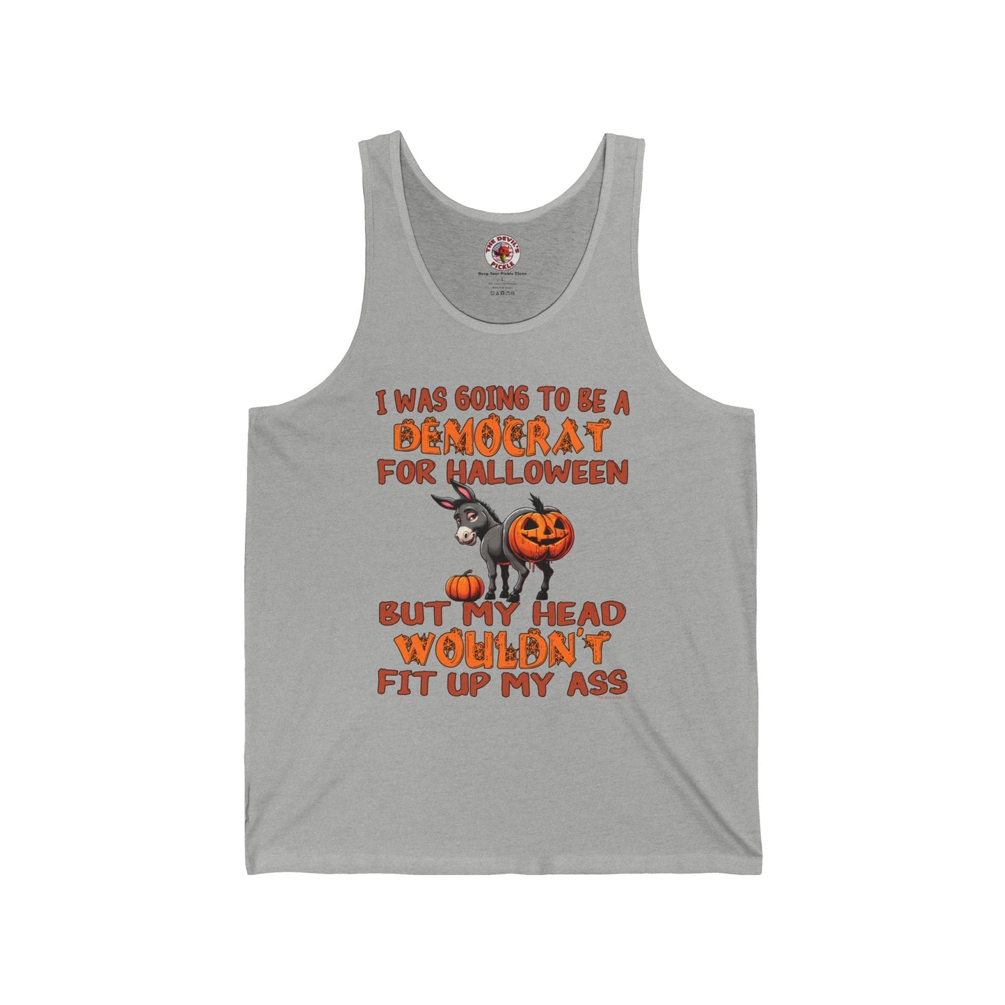 Democrat for Halloween Tank Top The Devil's Pickle