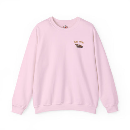 Camel Towing Back Crewneck Sweatshirt The Devil's Pickle