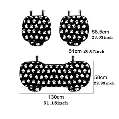 Dog Paw Print Car Covers for Front And Back s NovaCart