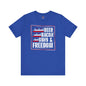 Beer Bacon Guns and Freedom T-Shirt The Devil's Pickle
