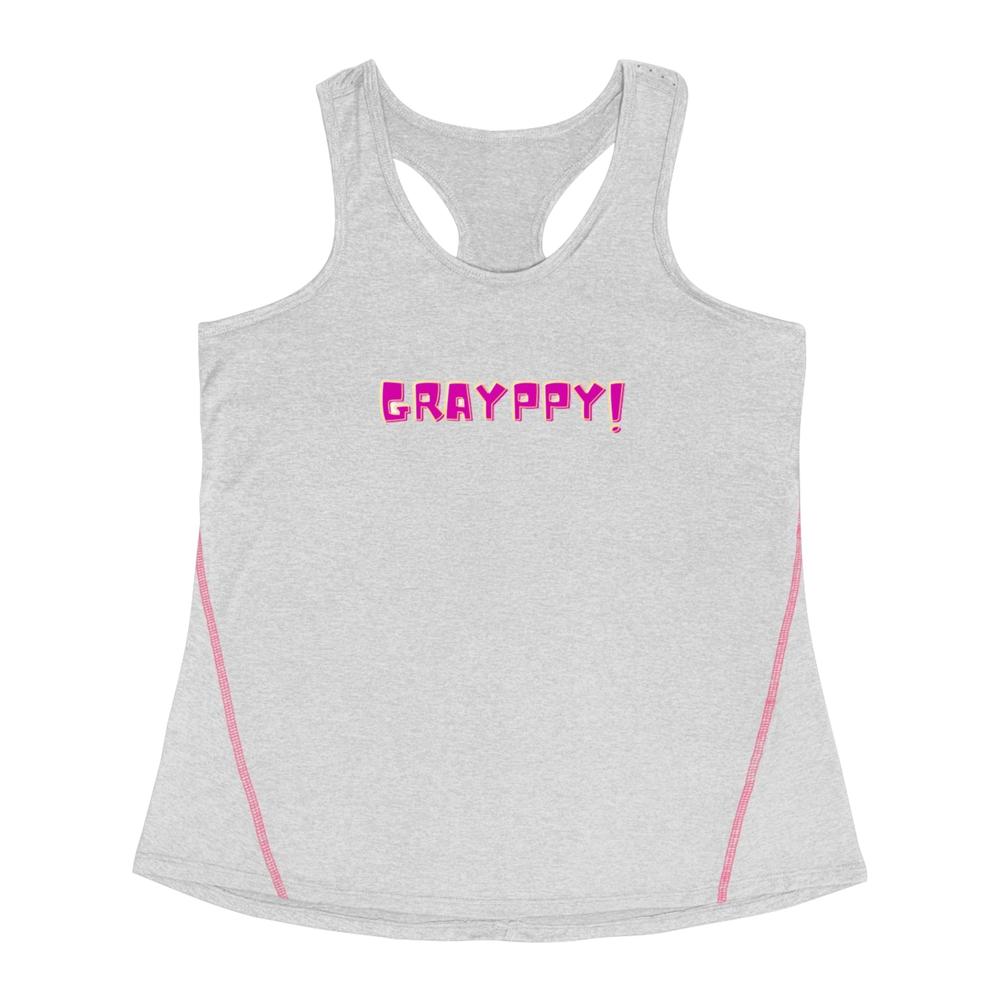 Women's Racerback Sports Top Grayppy Grayceful LLC