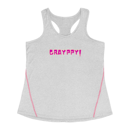 Women's Racerback Sports Top Grayppy Grayceful LLC