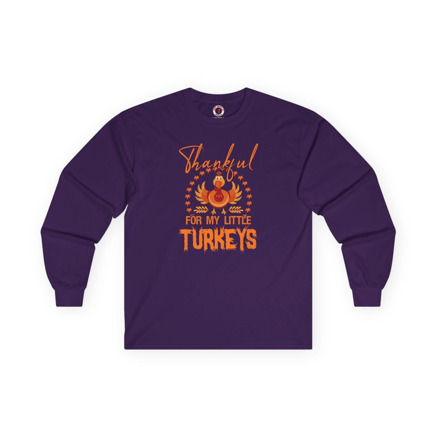 Thankful For My Little Turkeys Long Sleeve Tee The Devil's Pickle