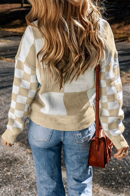 Abigail Print Drop Shoulder Sweater Shop Style & More | Fresh Looks, Everyday Deals & Free Shipping
