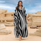 Fashion Personalized Cotton Printed Beach Dress Women Grayceful LLC