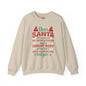 Dear Santa All I Want Is a Fat Bank Account Crewneck Sweatshirt The Devil's Pickle