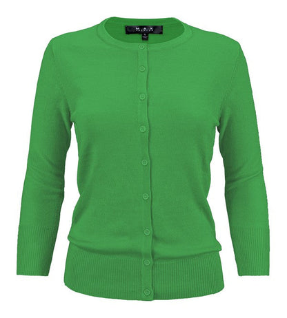 Crewneck Button Down Knit Cardigan Sweater Shop Style & More | Fresh Looks, Everyday Deals & Free Shipping