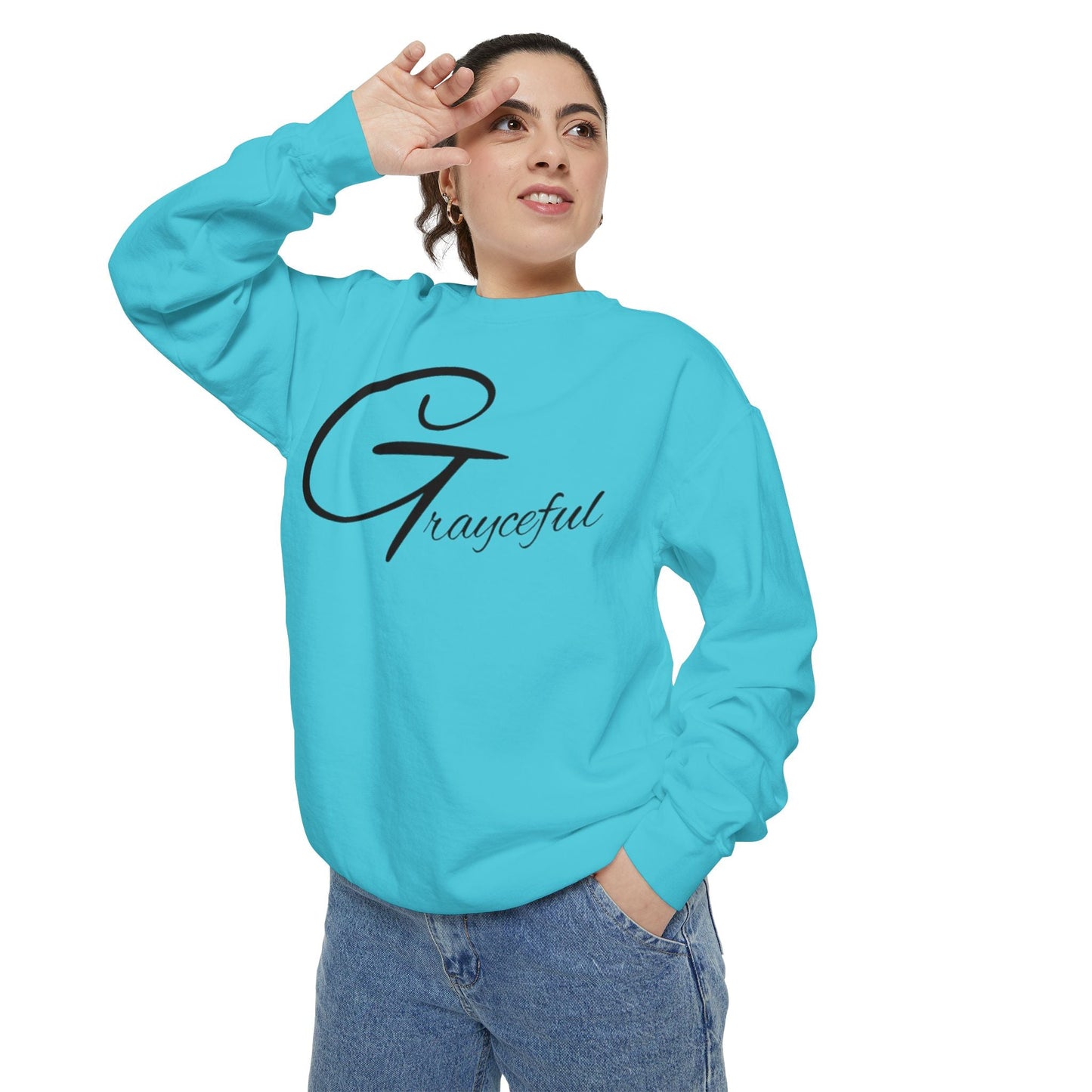 Unisex Garment-Dyed Sweatshirt Grayceful LLC