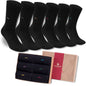 Men’s Bamboo Trouser Socks 6-Pack – Soft Dress Socks Bambooven