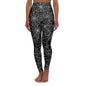 Spider Web High Waisted Yoga Leggings The Devil's Pickle