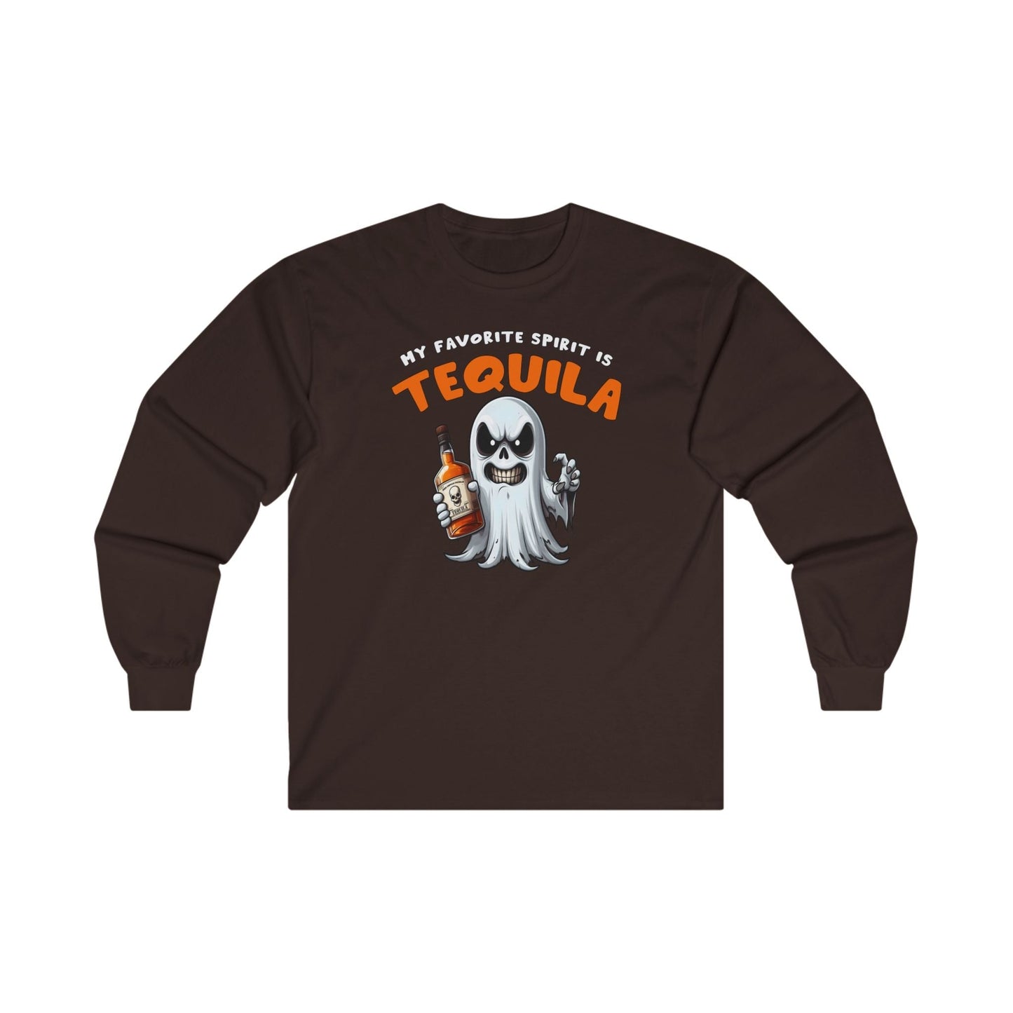 My Favorite Spirit Is Tequila Long Sleeve Tee The Devil's Pickle