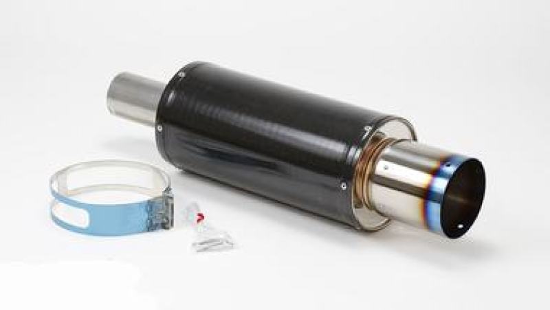 HKS Universal Carbon-Ti Cat-Back Exhaust - 170mm Shell/75mm Diameter FR SPORT