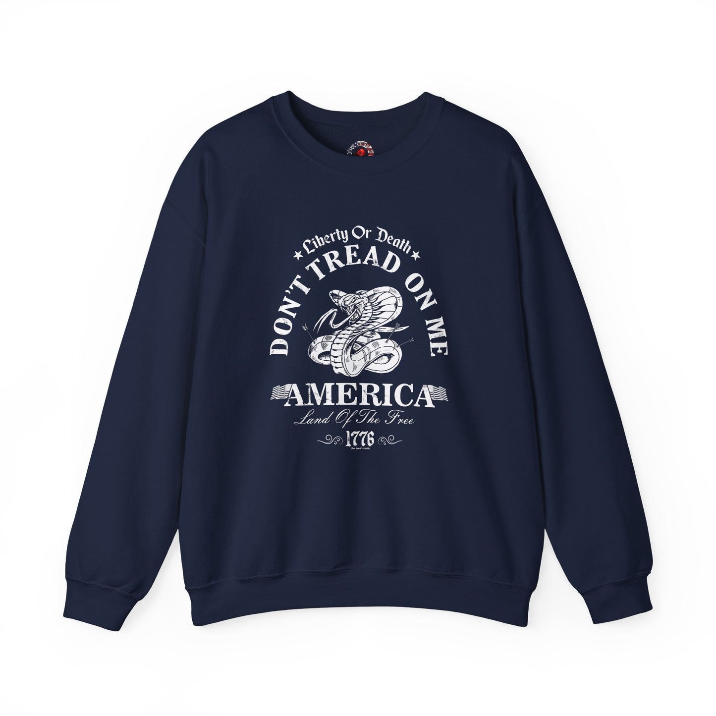 Don't Tread on Me Crewneck Sweatshirt The Devil's Pickle