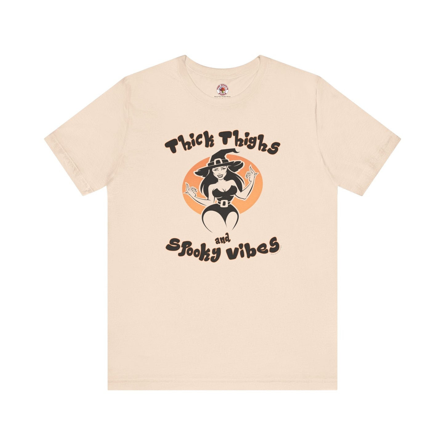 Thick Thighs and Spooky Vibes T-Shirt The Devil's Pickle