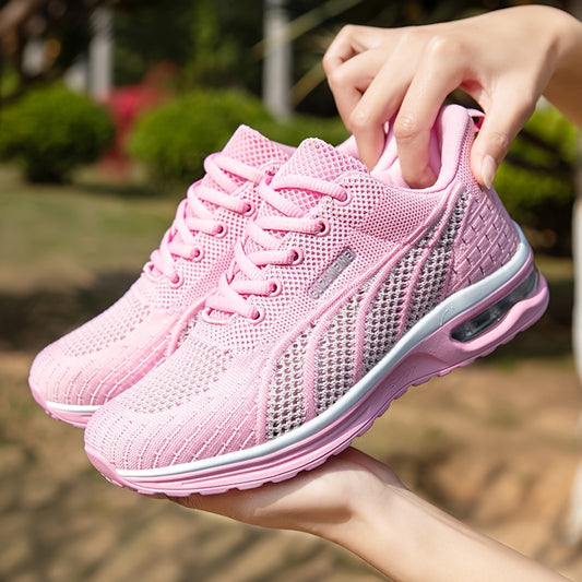 Lightweight Breathable Air Cushion Knitted Running Shoes - For Women - Breathable & Cushioned for Running & Sports - Perfect Gift for Fitness Enthusiasts NovaCart