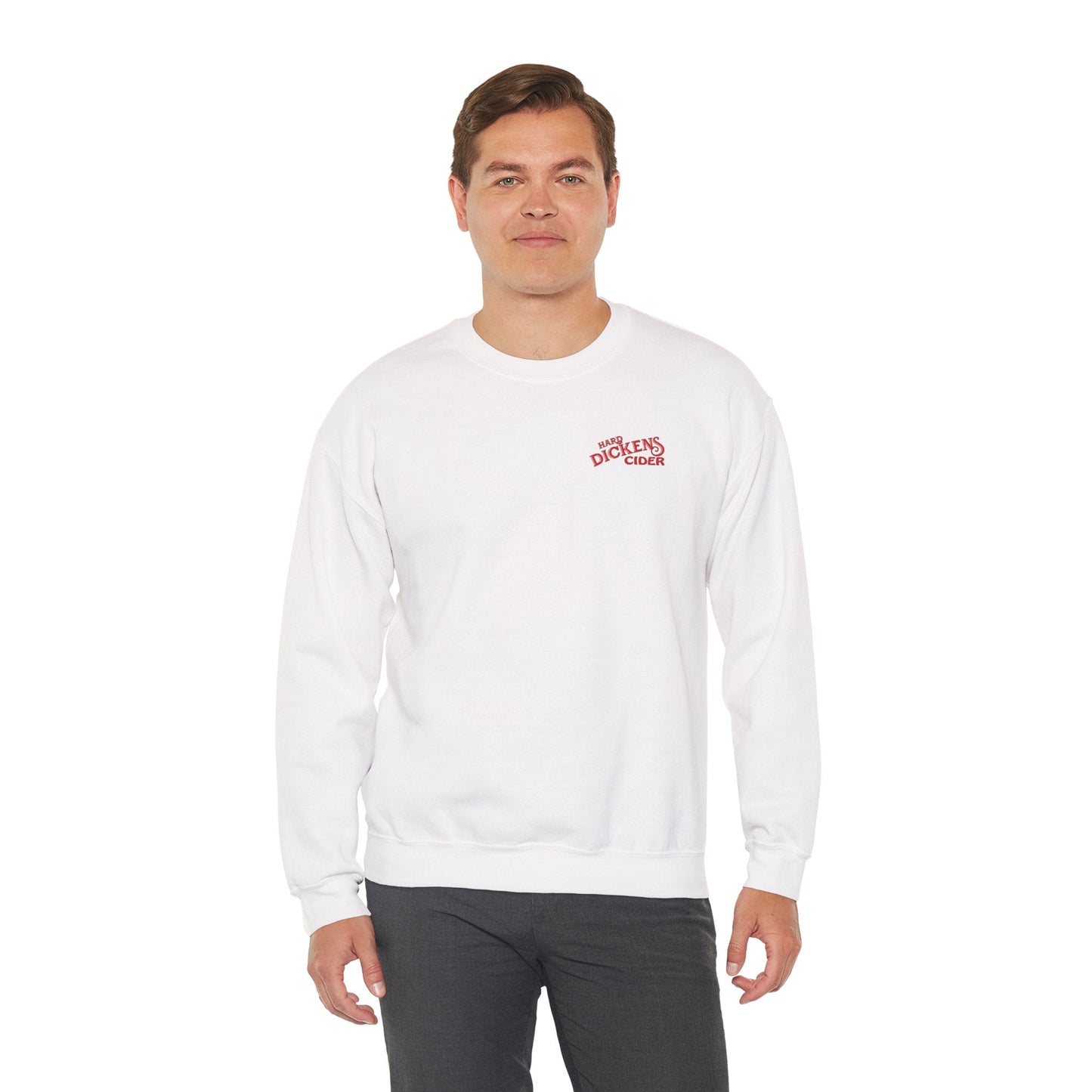Hard Dickens Cider Front/Back Crewneck Sweatshirt The Devil's Pickle